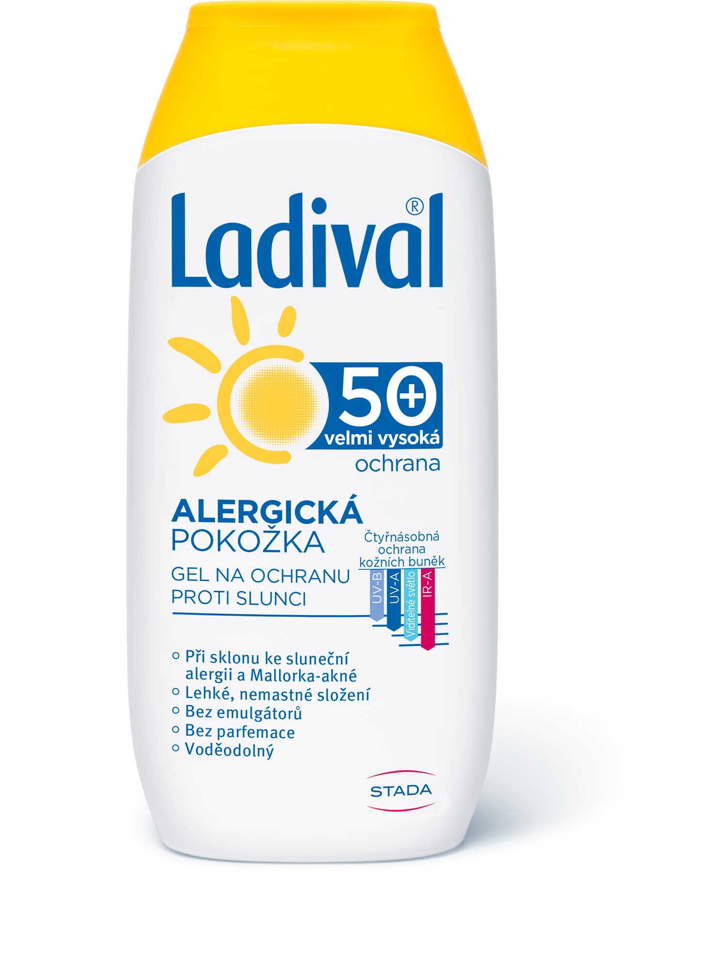 Naptej LADIVAL SPF50+ Naptej allergiás bőrre 200 ml