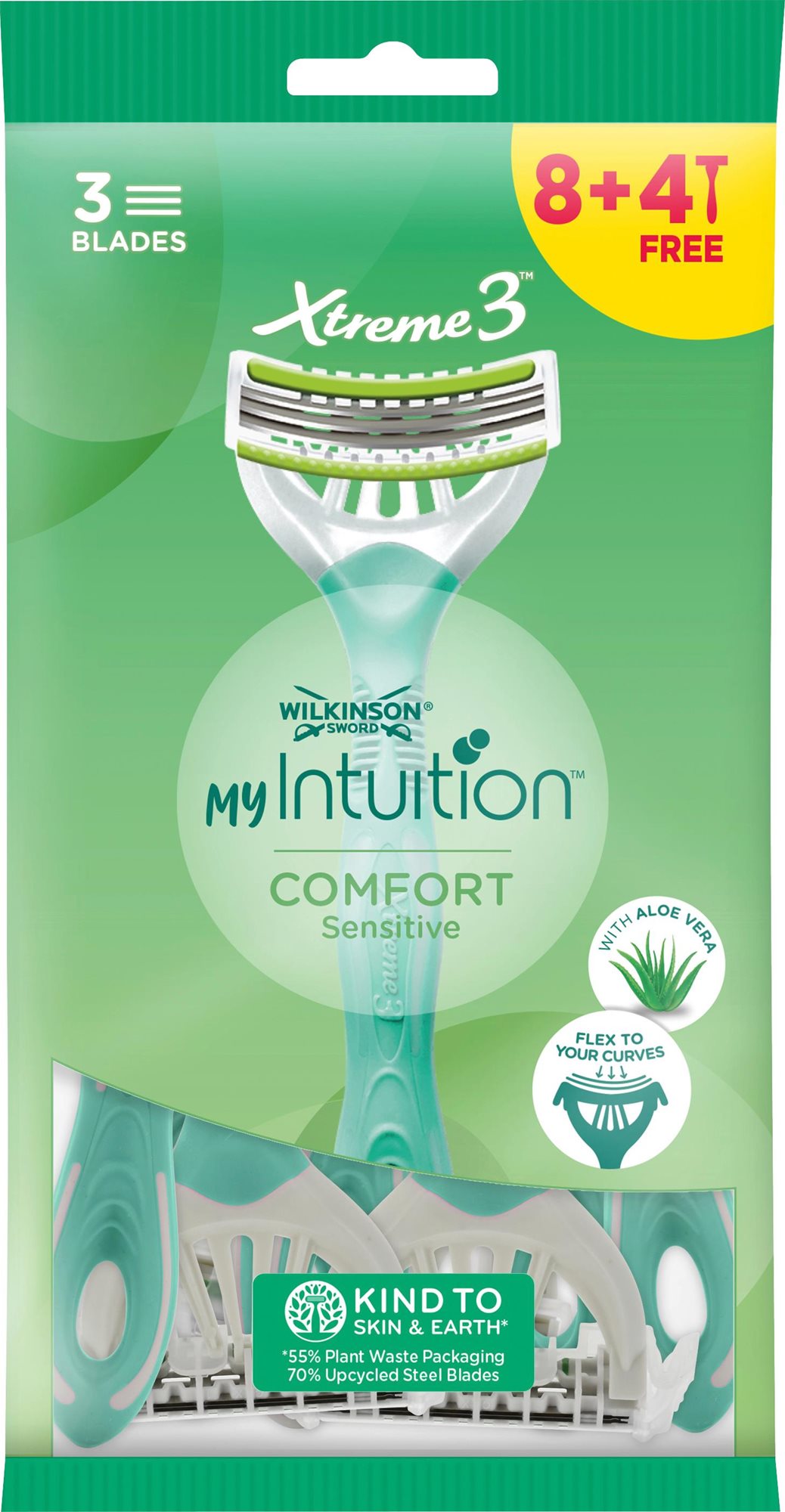 Női borotva Wilkinson MY Intuition Comfort Sensitive 8+4