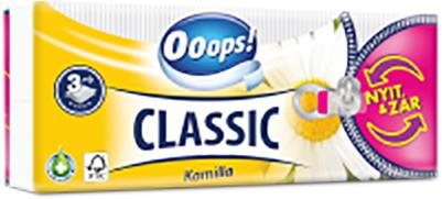 Papírzsebkendő OOPS! Classic Box Camomille 90db