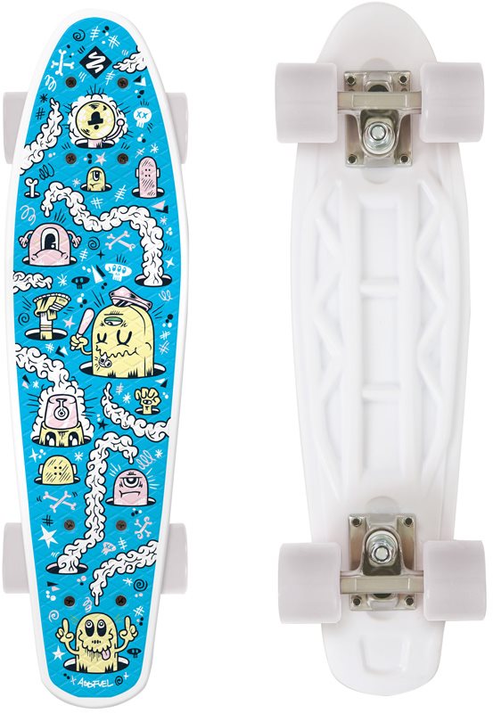 Penny board gördeszka Street Surfing Fizz Fun Board Alarm Blue 2020 (Alu Truck)