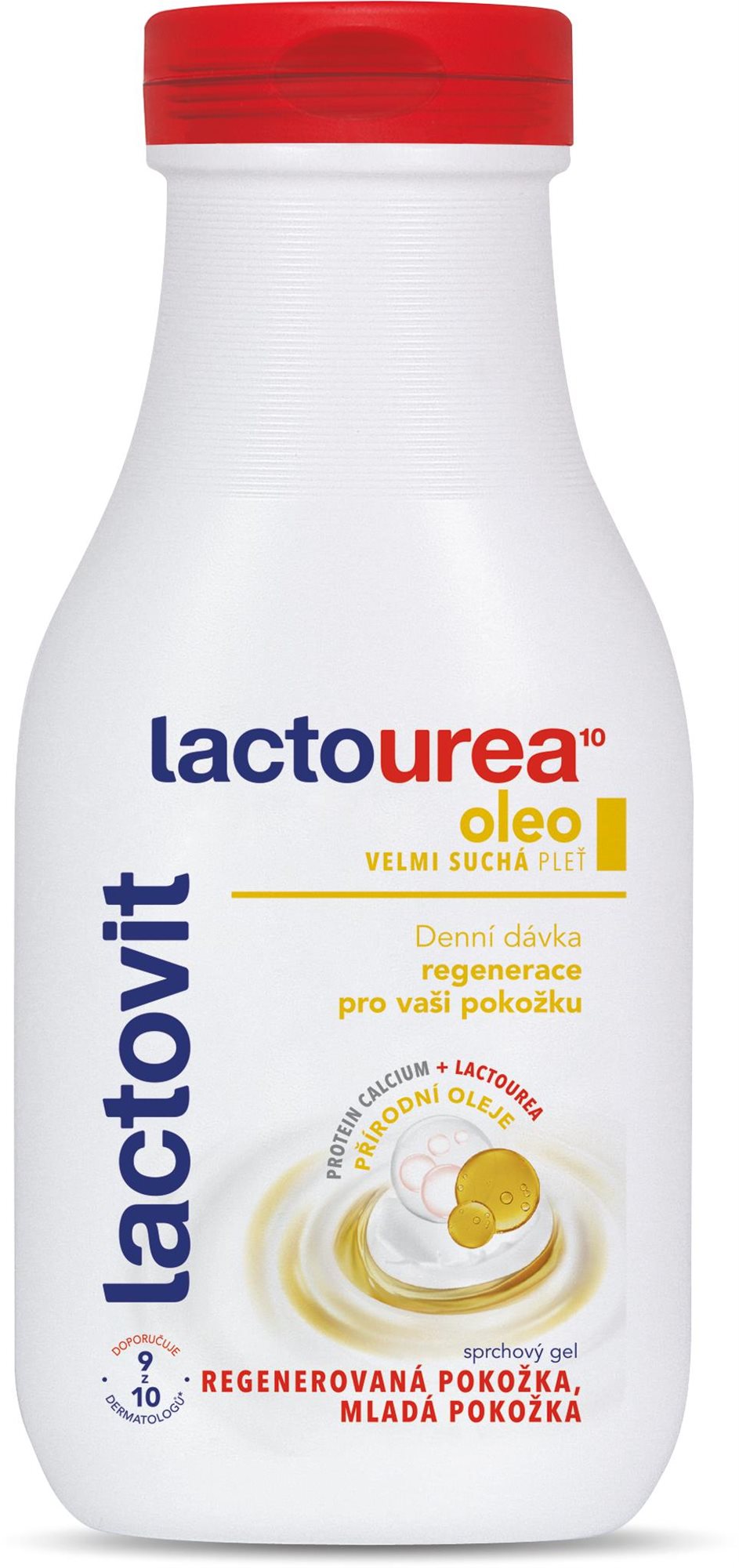 Tusfürdő LACTOVIT Lactourea Oleo tusfürdő 300 ml