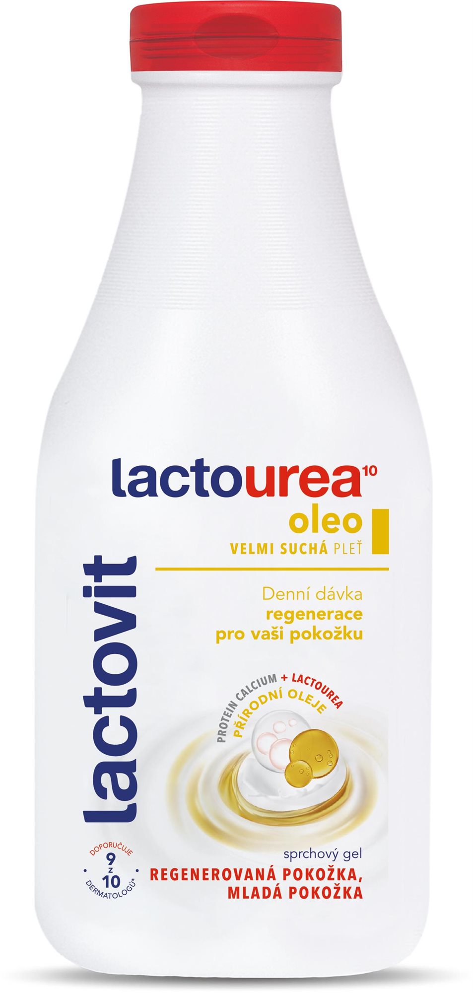 Tusfürdő LACTOVIT Lactourea Oleo tusfürdő 500 ml