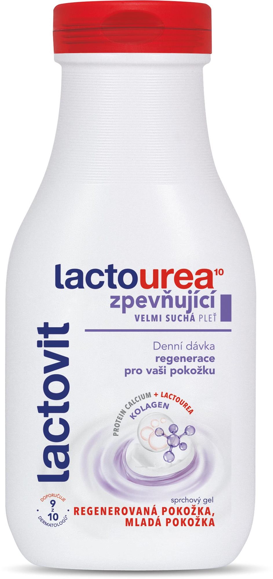 Tusfürdő LACTOVIT Lactourea feszesítő tusfürdő 300 ml