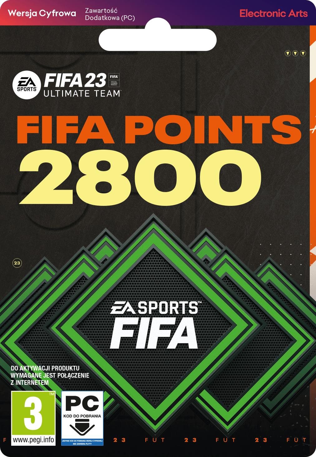 Videójáték kiegészítő FIFA 23 ULTIMATE TEAM 2800 POINTS - PC DIGITAL