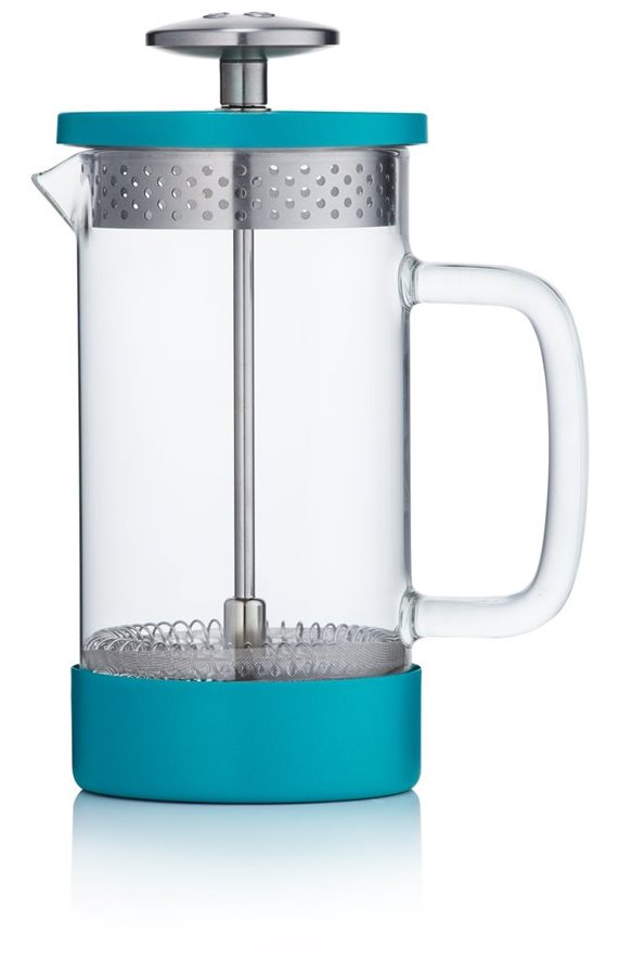 Dugattyús kávéfőző Barista & Co Core Coffee Press Teal 350 ml
