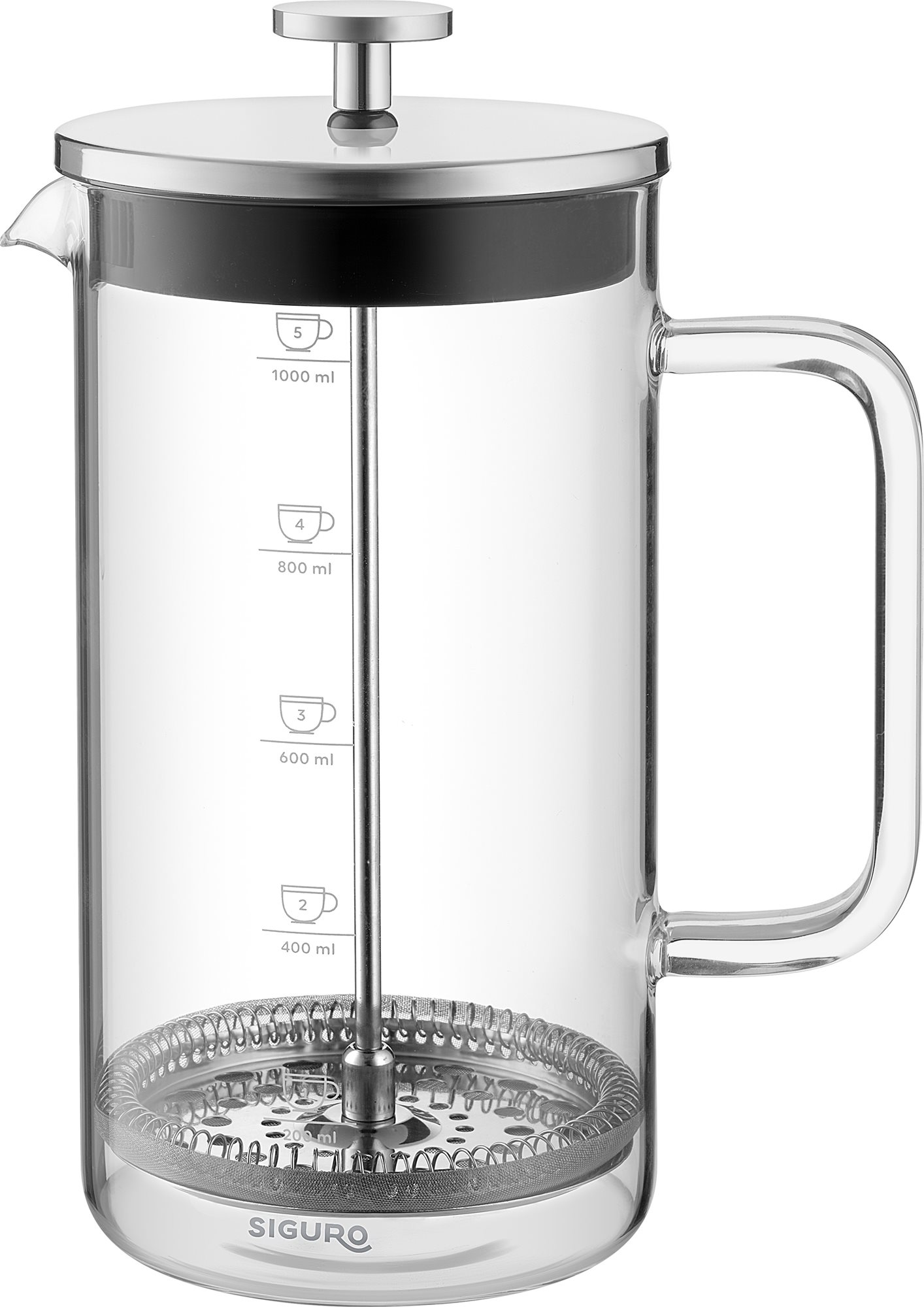 Dugattyús kávéfőző Siguro French Press Sunday Morning