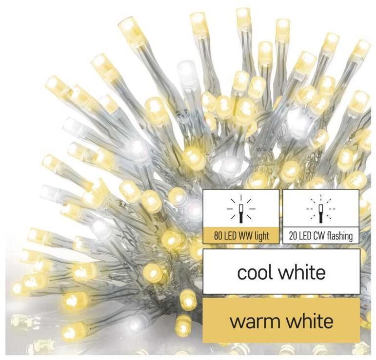 Fényfüzér EMOS Standard LED lánc villogó - jégcsapok