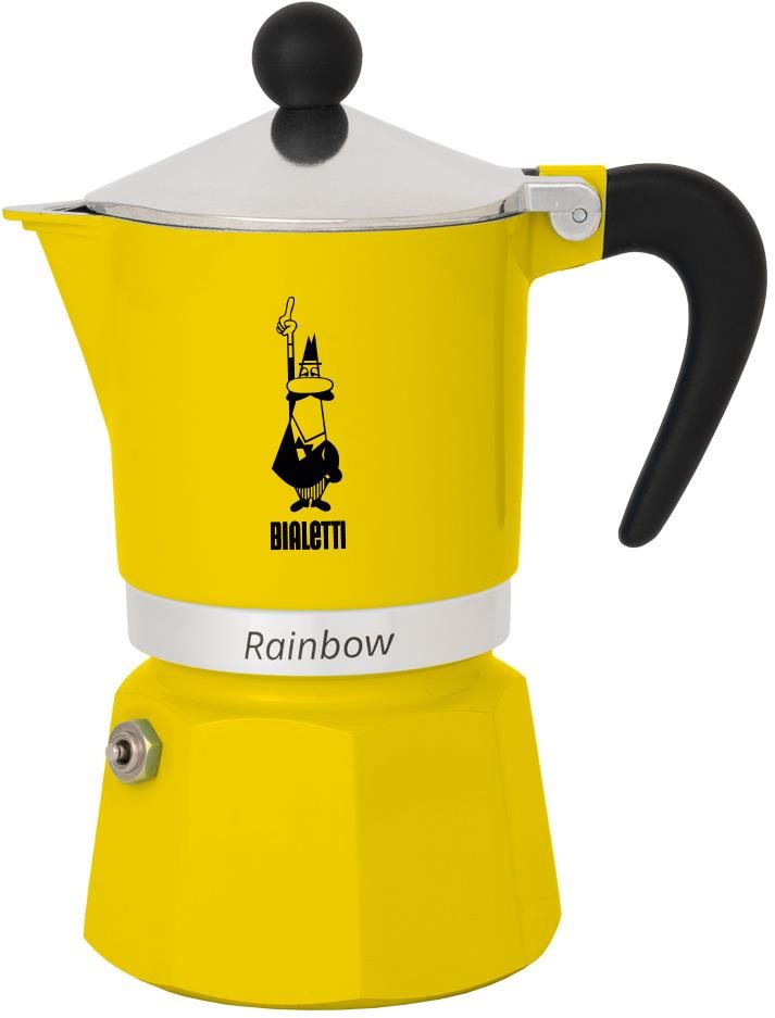 Kotyogós kávéfőző BIALETTI Kotyogós kávéfőző rainbow 1 csésze sárga