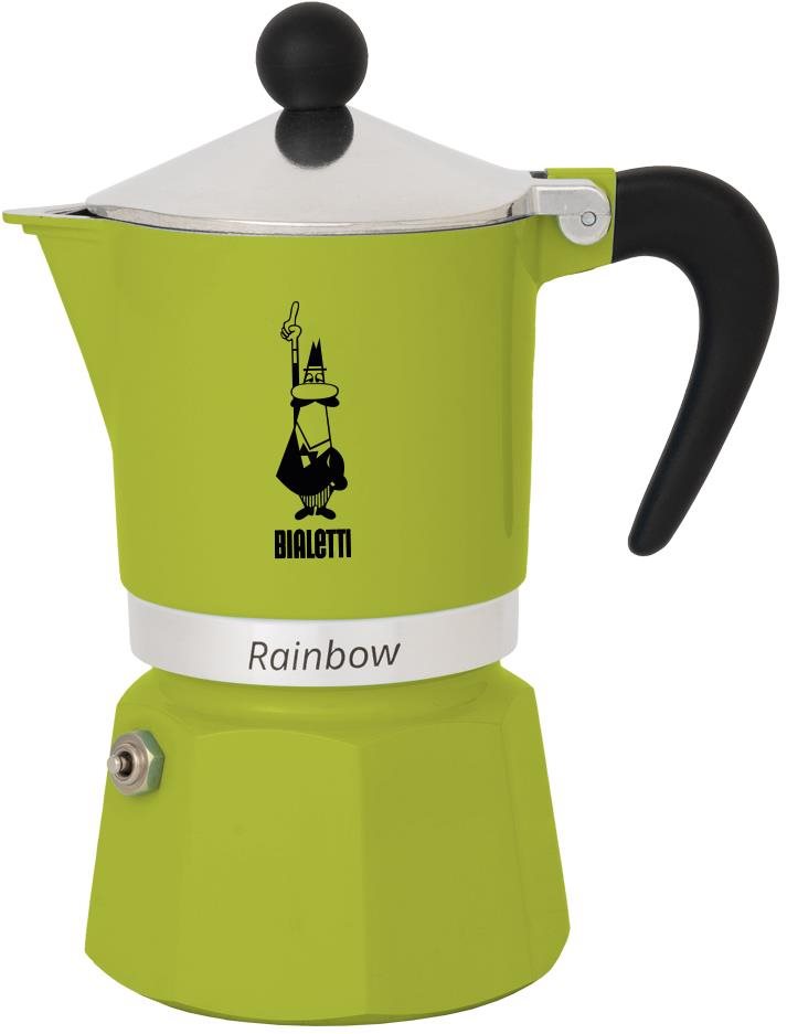 Kotyogós kávéfőző Bialetti Rainbow 1 adag zöld