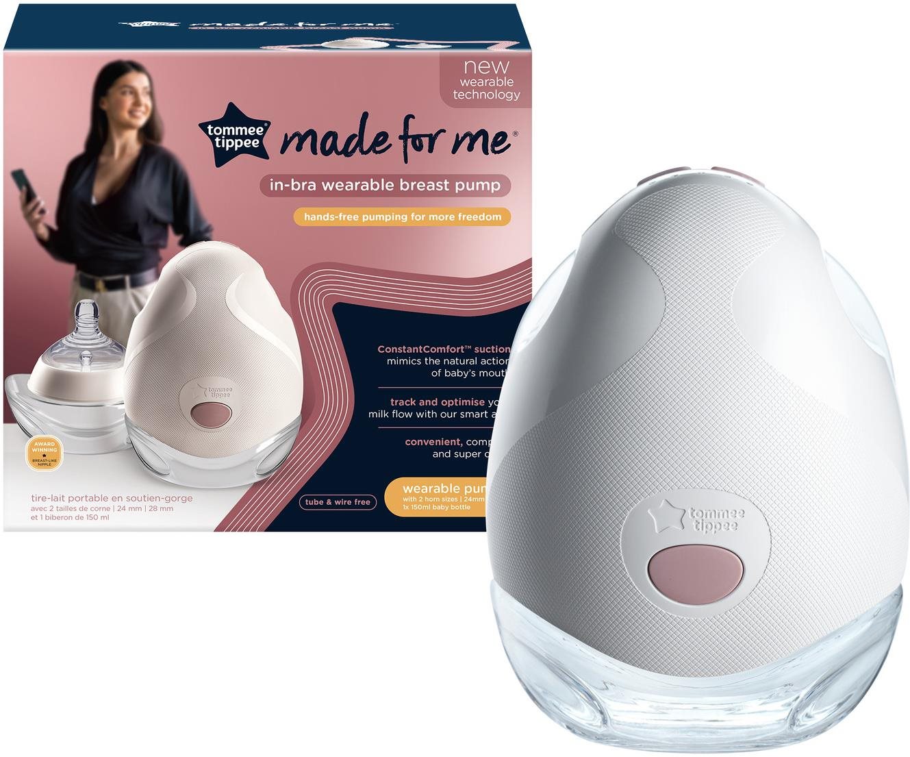 Mellszívó Tommee Tippee Made for Me™ Single Hordható mellszívó