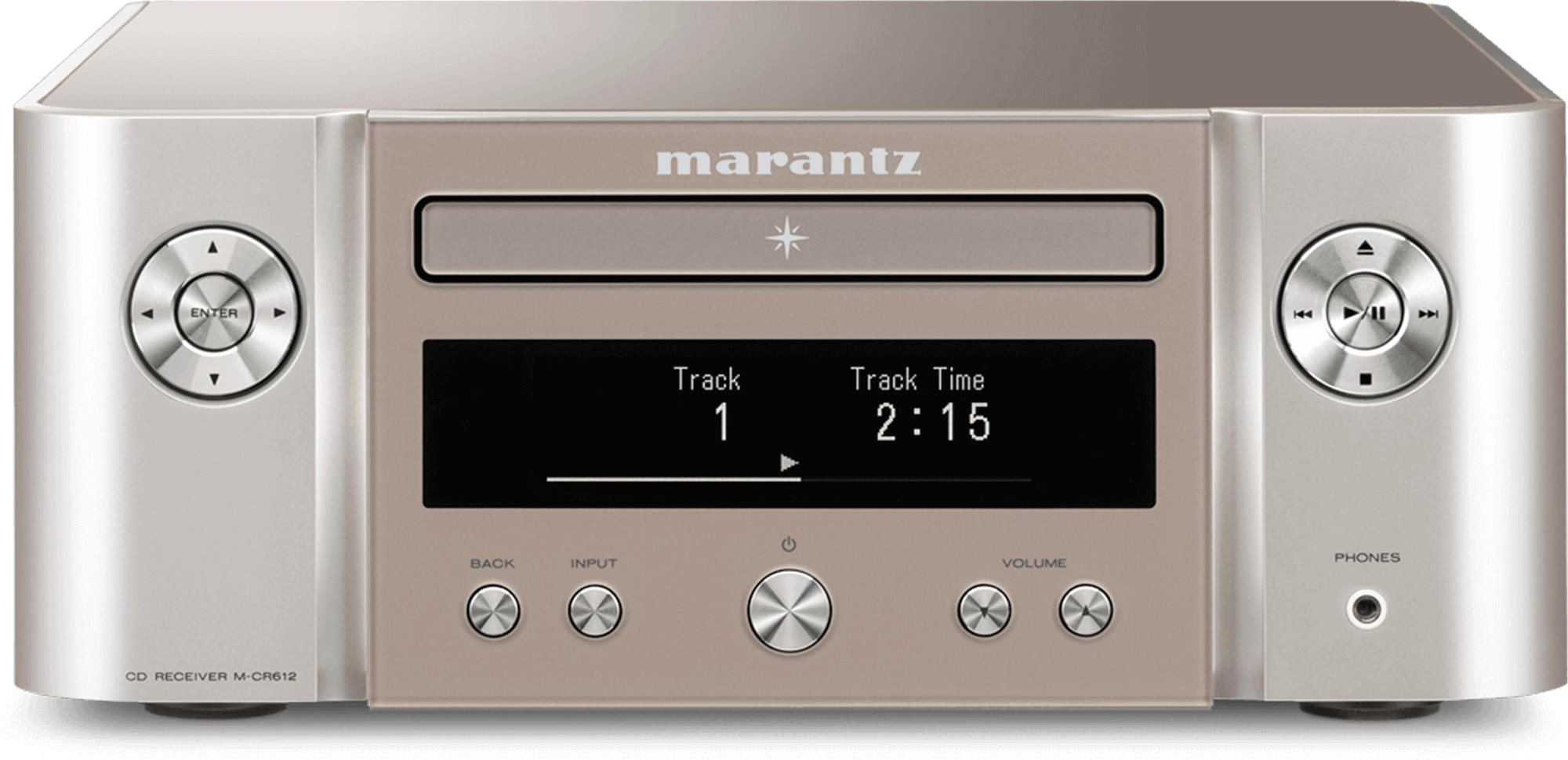 Mini hifi Marantz MCR612 Melody X ezüst-arany