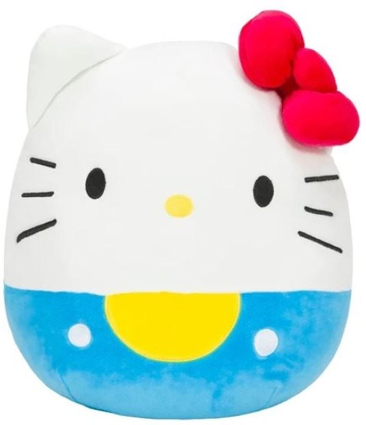 Plüss Squishmallows Hello Kitty kék