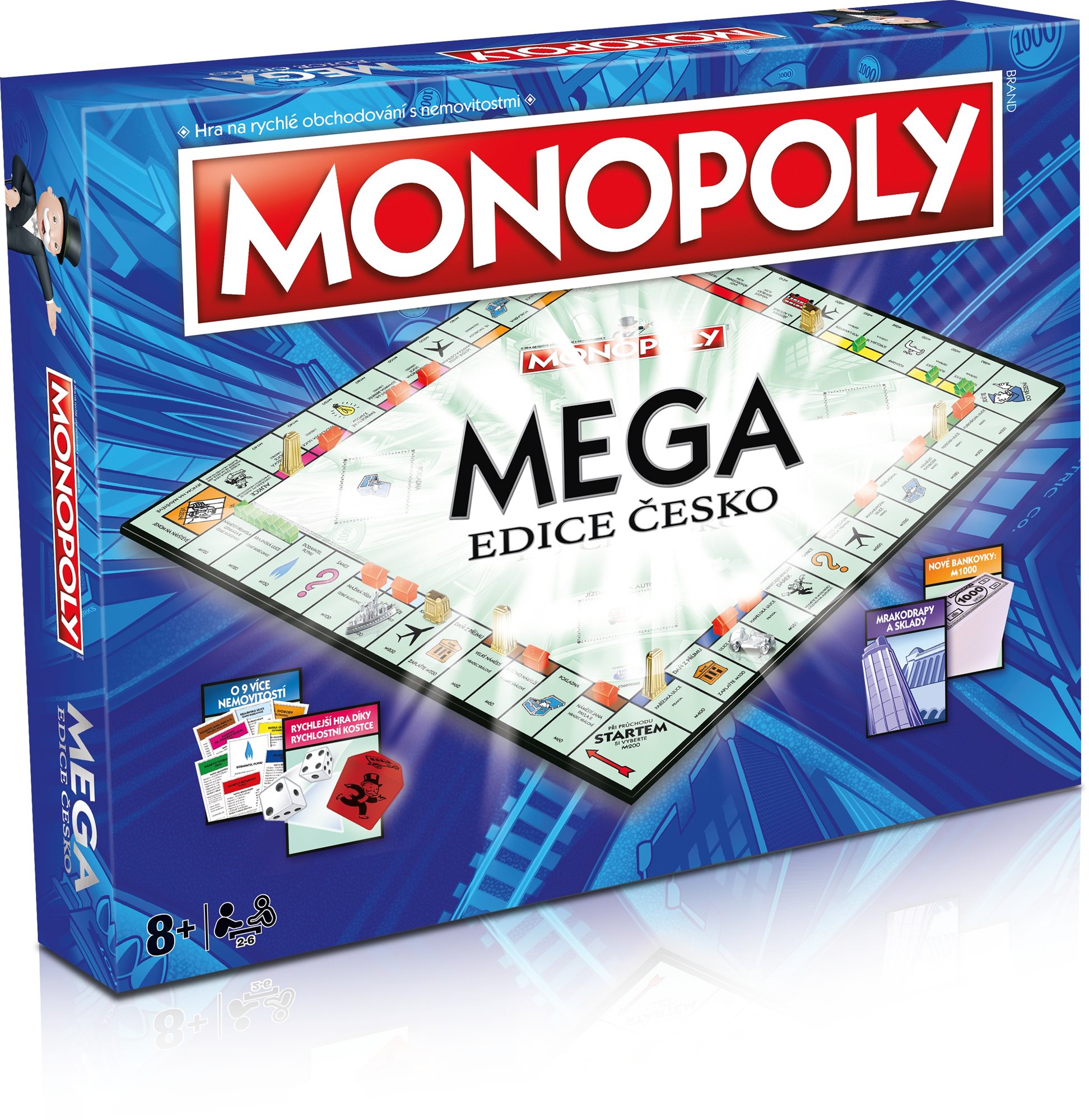Társasjáték Monopoly MEGA ver. CZ