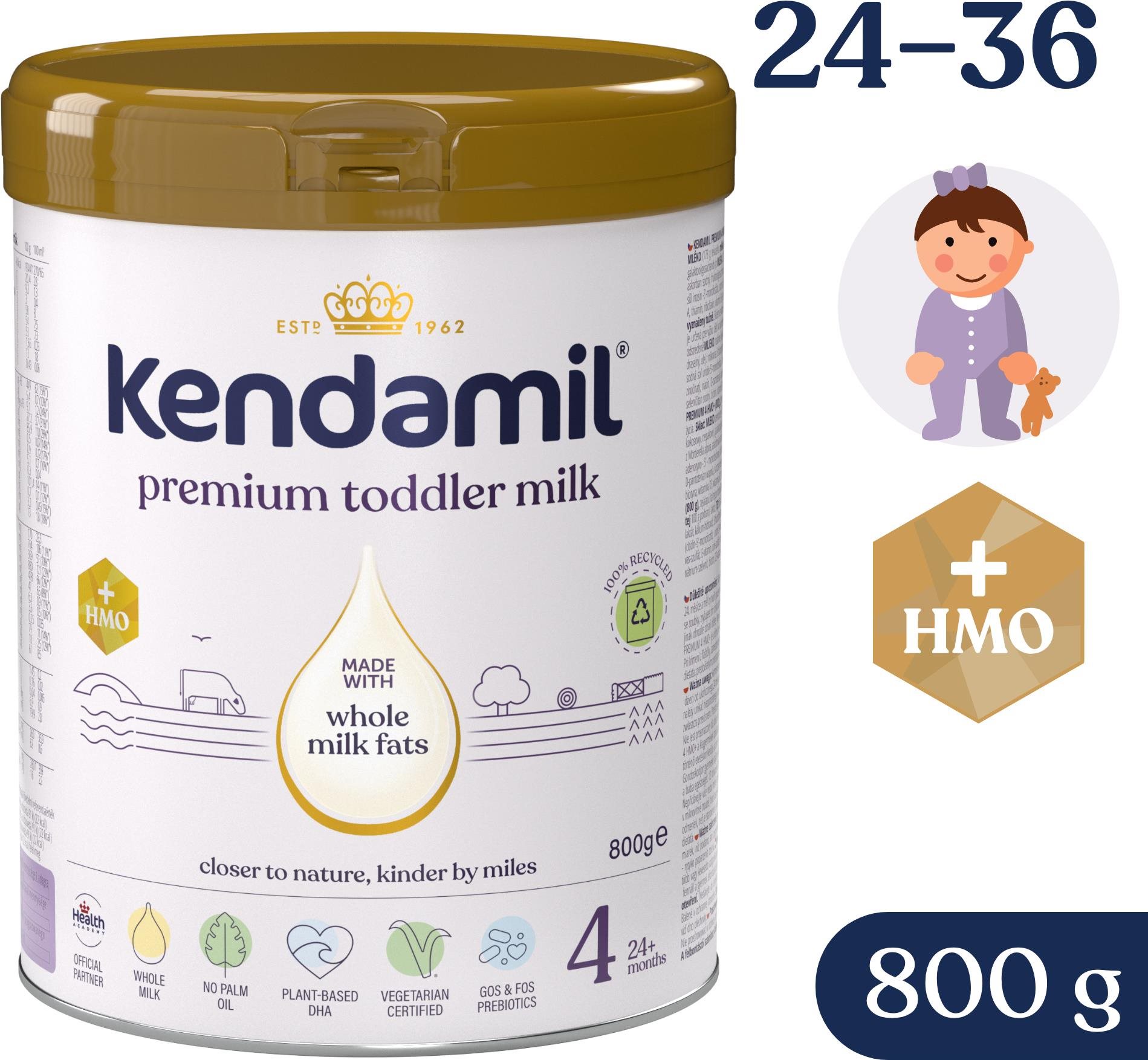 Bébitápszer Kendamil Premium 4 HMO+ (800 g)