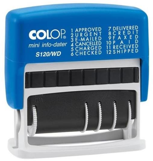 Bélyegző COLOP S 120 / WD Mini-Info Dater