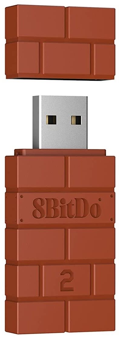 Bluetooth adapter 8BitDo USB Wireless Adapter 2 - Brown - Nintendo Switch / PC