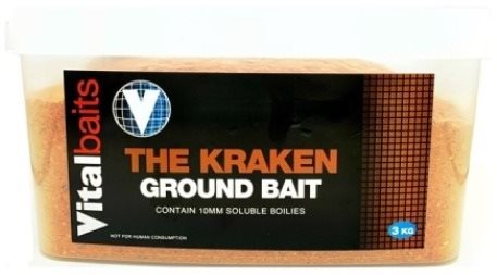 Etetőanyag Vitalbaits The Kraken Bucket Etetőkeverék 3 kg