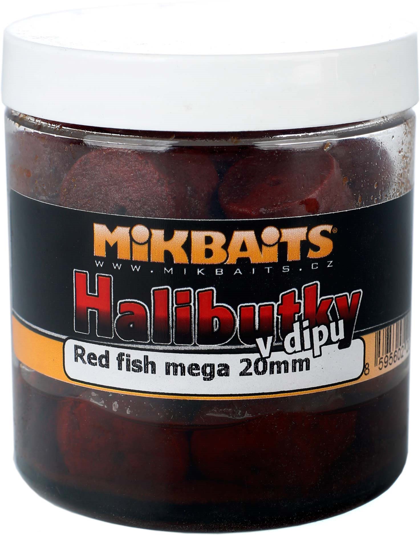 Pellet MiApproxaits Halibutky dip piros halak 20mm 250ml