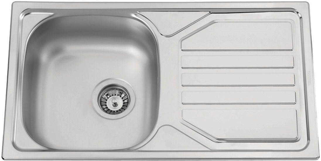 Rozsdamentes mosogató Sink OKIO 780 V 0.5 mm fényes