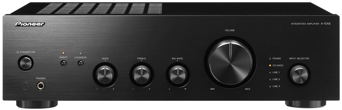 HiFi erősítő Pioneer A-10AE-B fekete