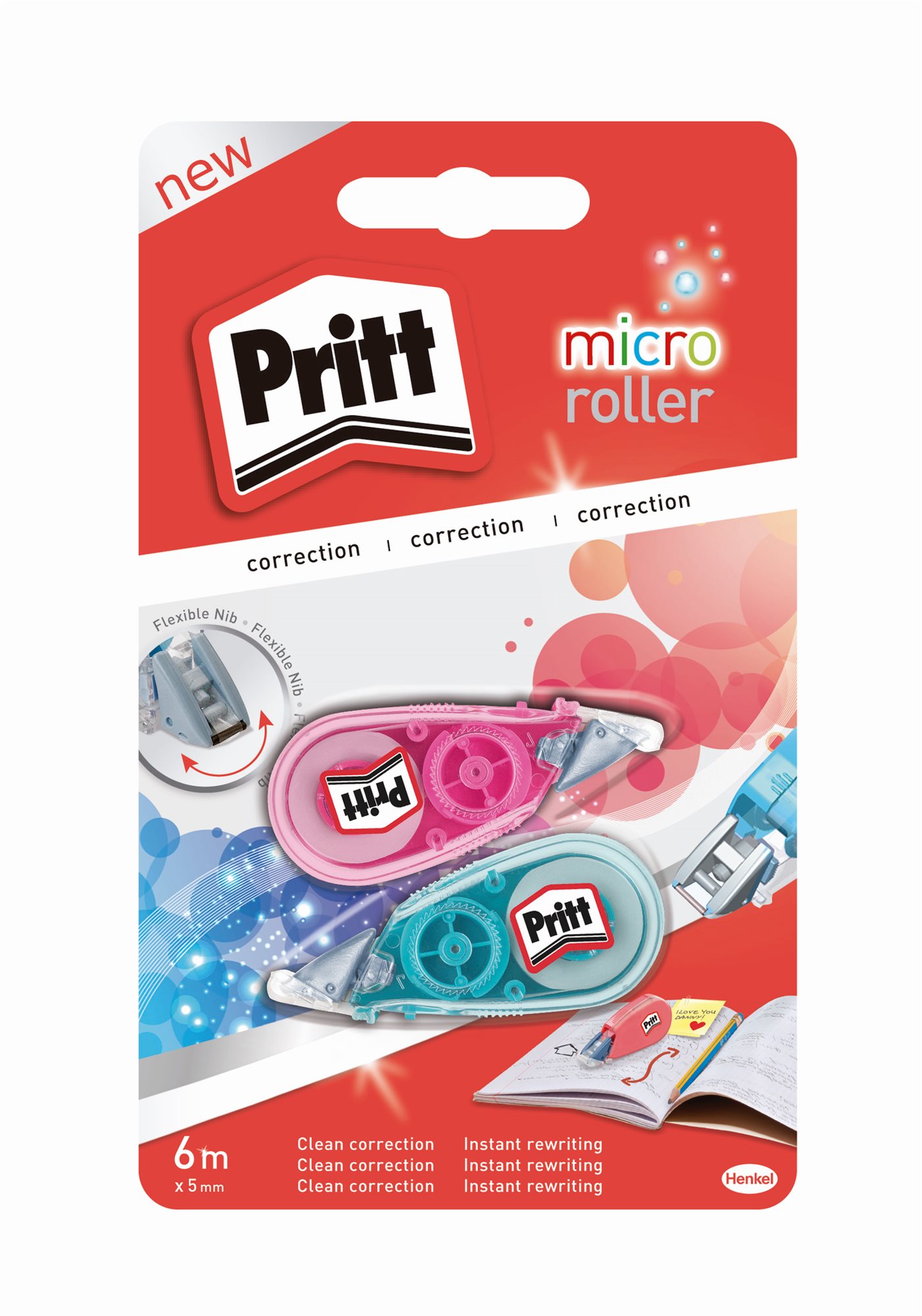 Hibajavító szalag PRITT Micro Roller 6 m