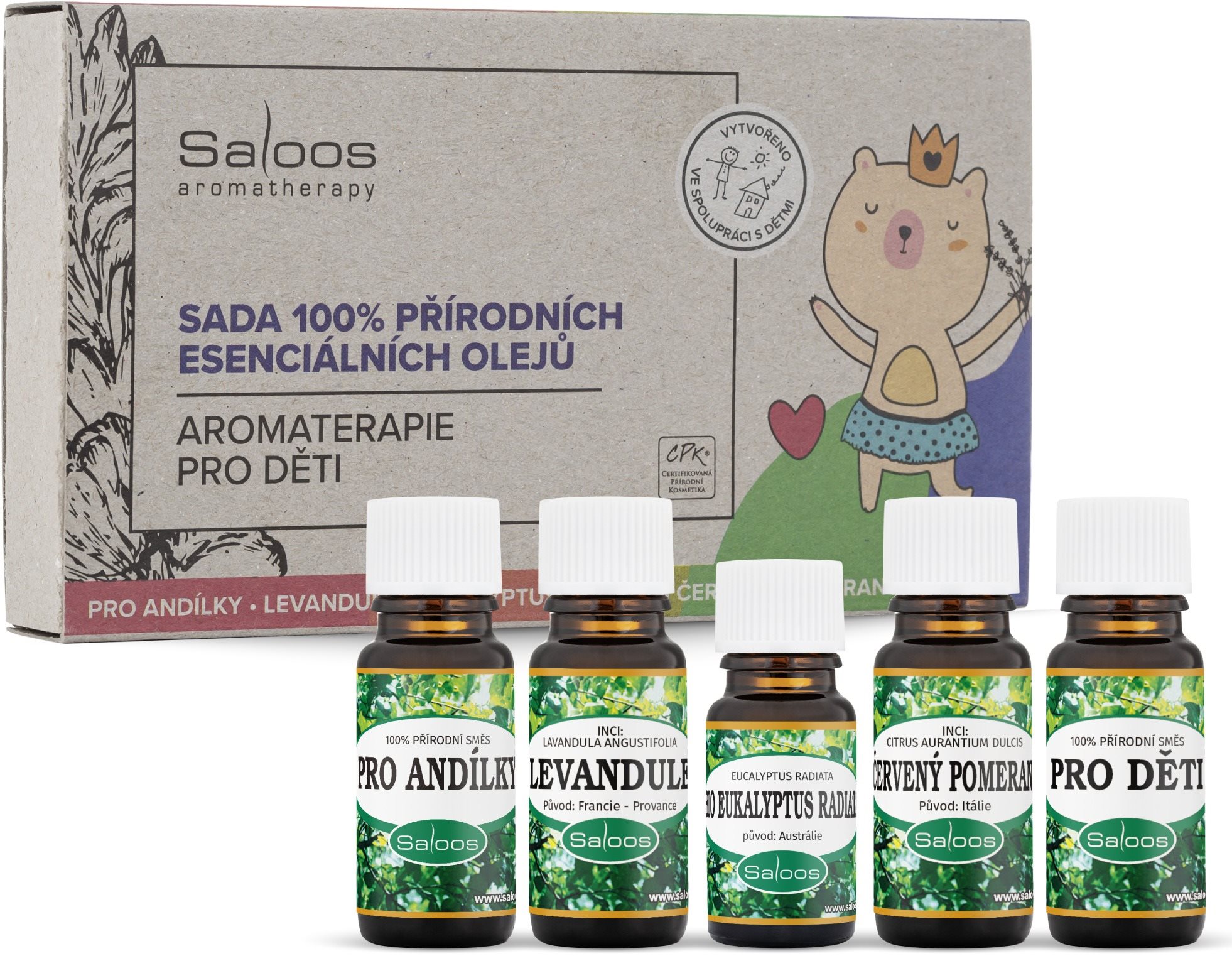 Illóolaj Saloos aromaterápia gyerekeknek (4× 10 ml