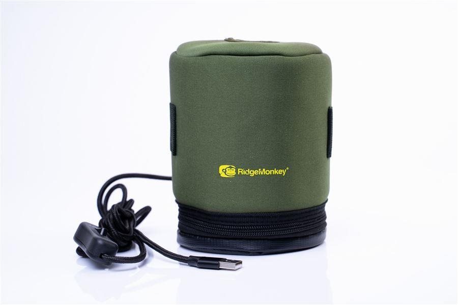 Táska RidgeMonkey EcoPower USB Heated Gas Canister Cover