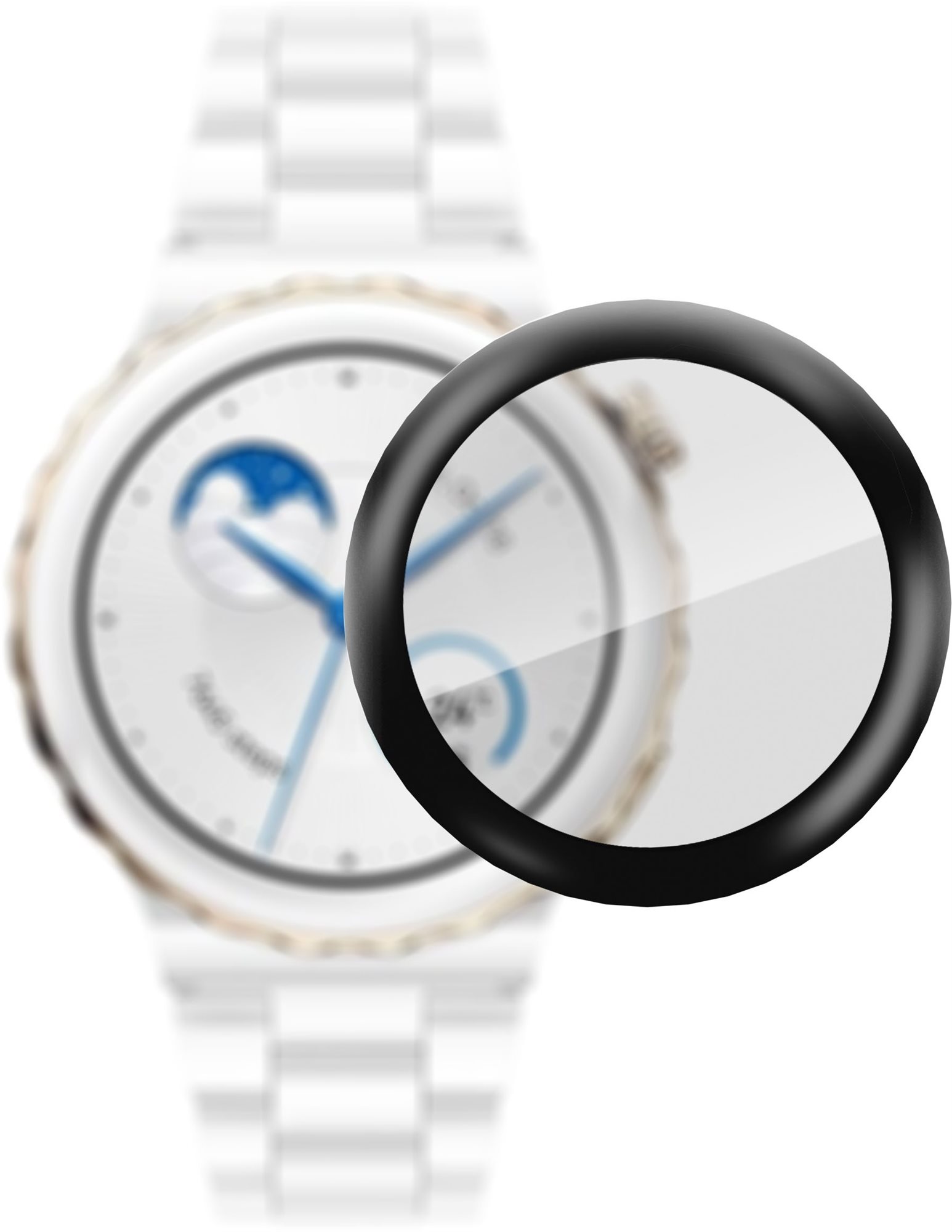 Üvegfólia AlzaGuard FlexGlass Huawei Watch GT 3 üvegfólia - 43mm