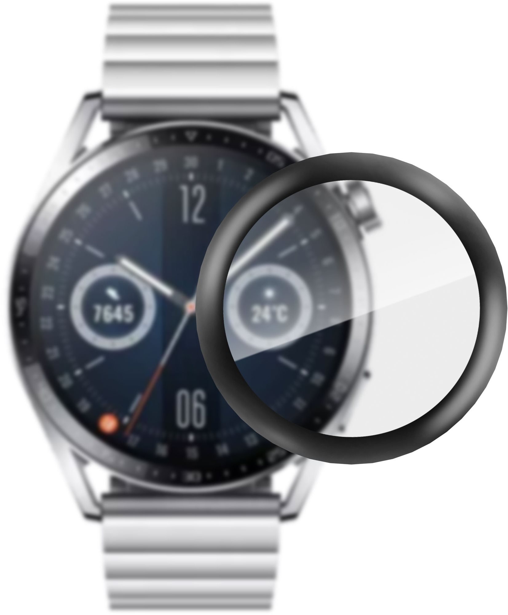 Üvegfólia AlzaGuard FlexGlass Huawei Watch GT 3 üvegfólia - 46mm