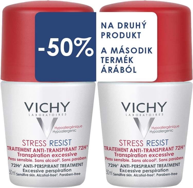 Dezodor VICHY Deo Stress Resist Duo 2 × 5O ml