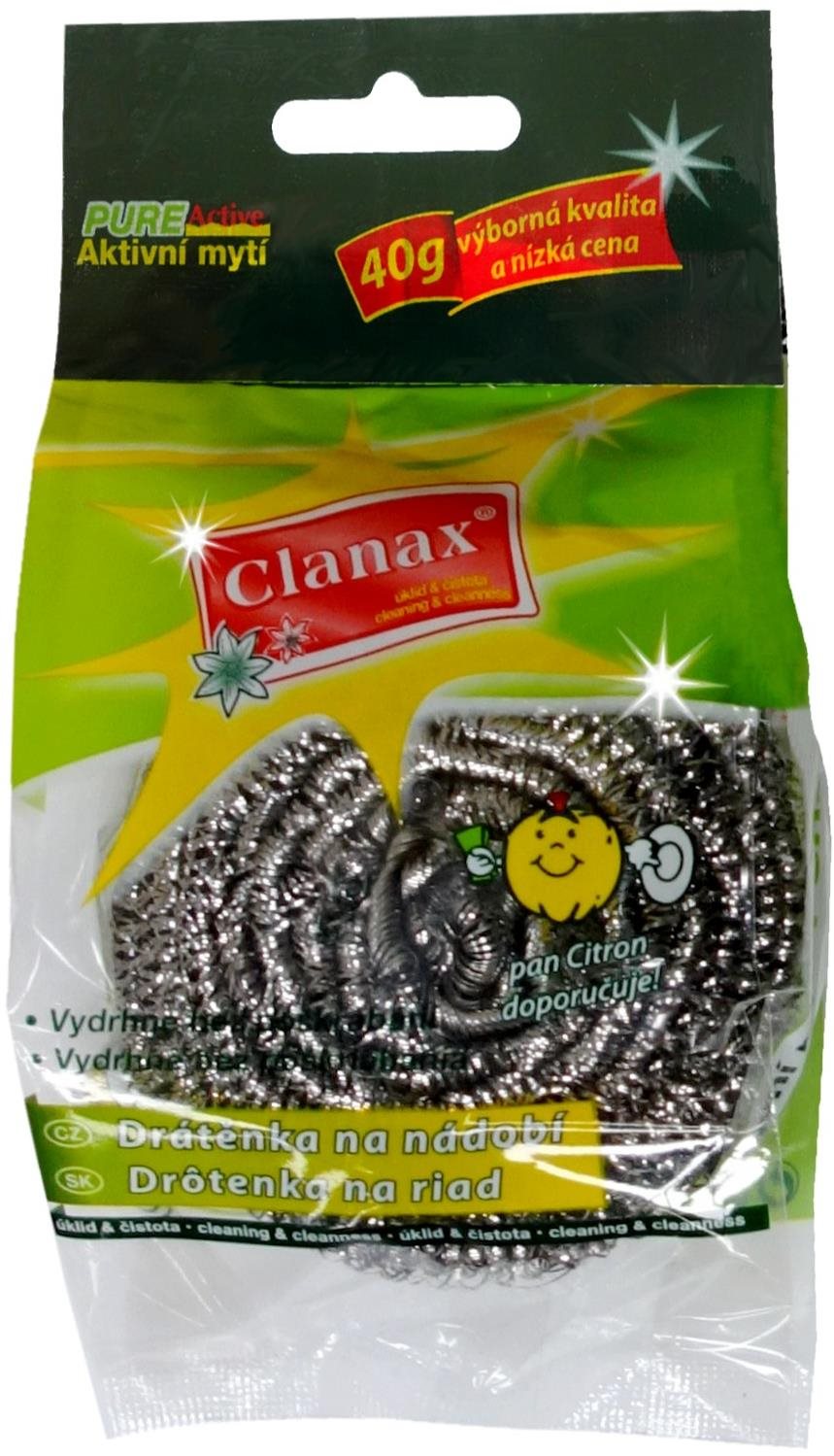 Edénysúroló CLANAX rozsdamentes acél fémhuzal 40 g