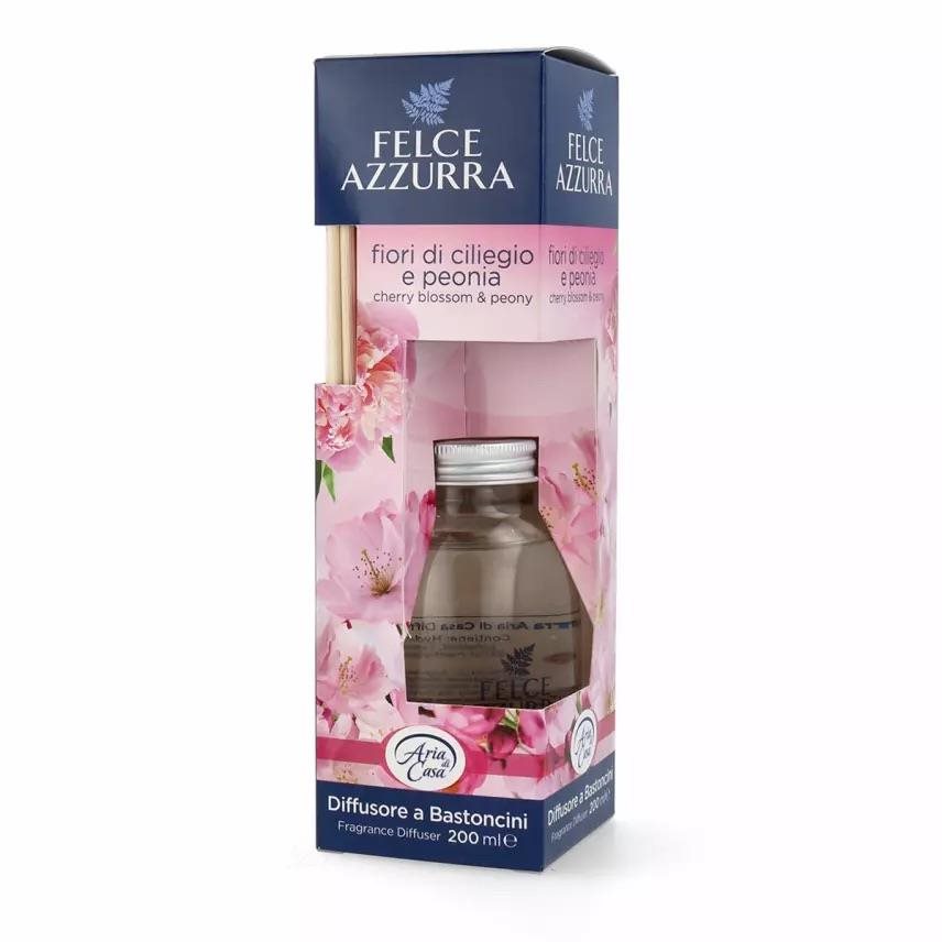Illatpálca FELCE AZZURRA Aroma diffúzor Aria di Casa Cherry Blossom & Peony 200 ml