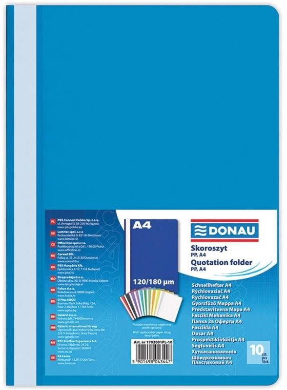 Iratrendező mappa DONAU A4