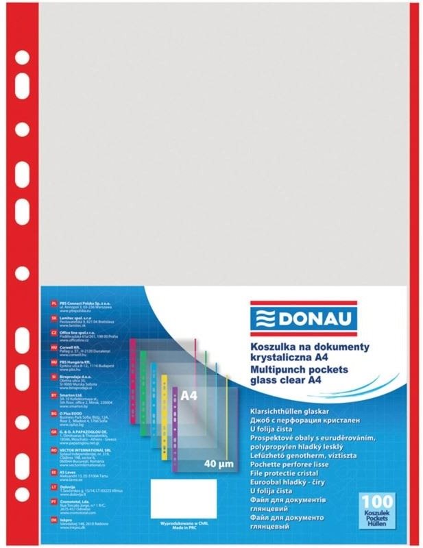 Irattartó fólia DONAU A4/40 mikron