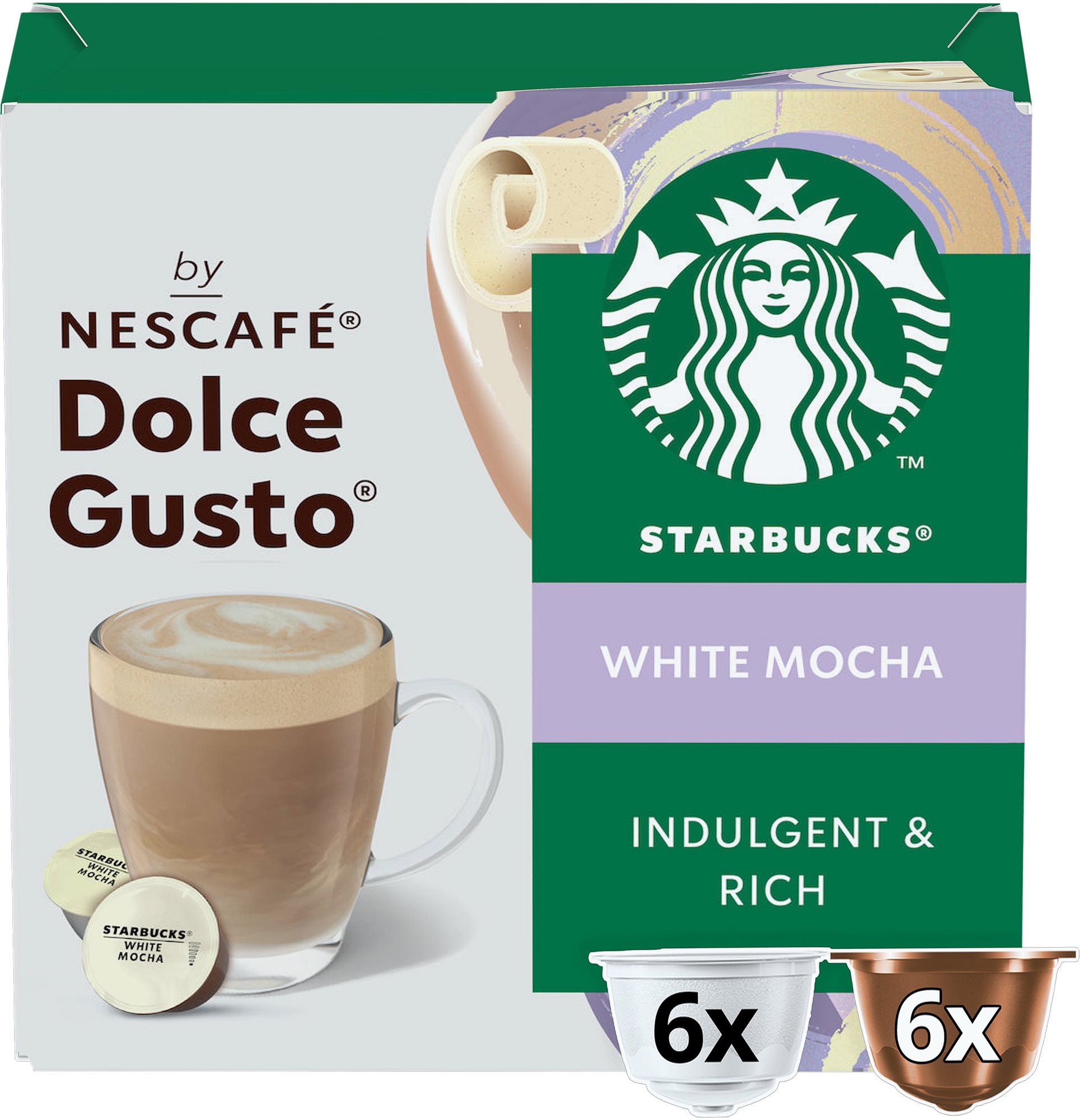 Kávékapszula STARBUCKS® White Mocha by NESCAFE® DOLCE GUSTO®