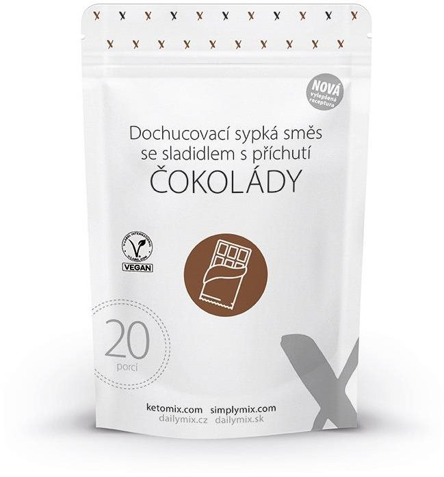Ketogén diéta KetoMix Új generációs csokoládéízű ízesítő porkeverék (20 adag)