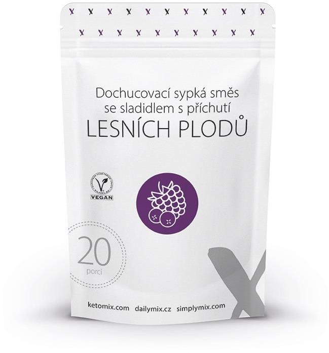 Ketogén diéta KetoMix Új generációs erdei gyümölcsízű ízesítő porkeverék (20 adag)