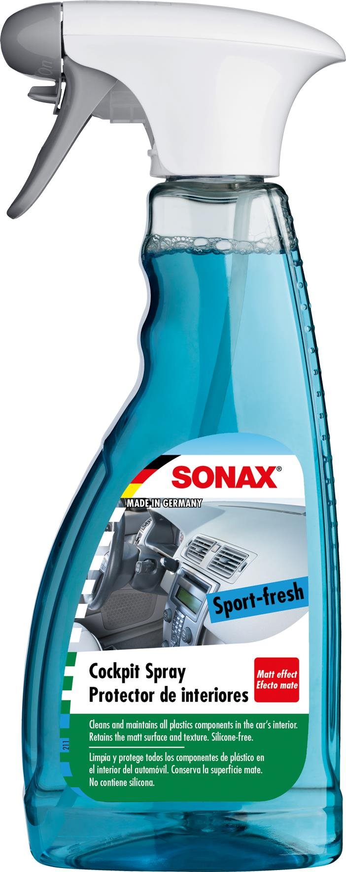 Műanyag felújító Sonax Műszerfal tisztító - Sport Fresh - matt