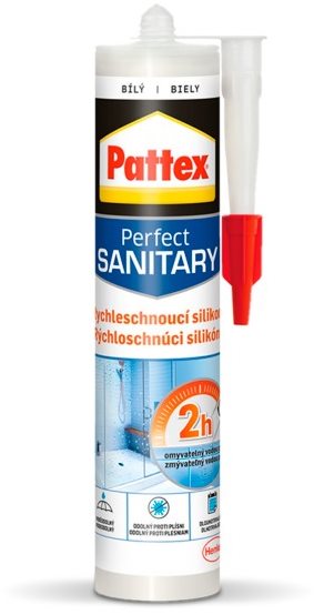 Silikon PATTEX Rychleschnoucí sanitární silikon