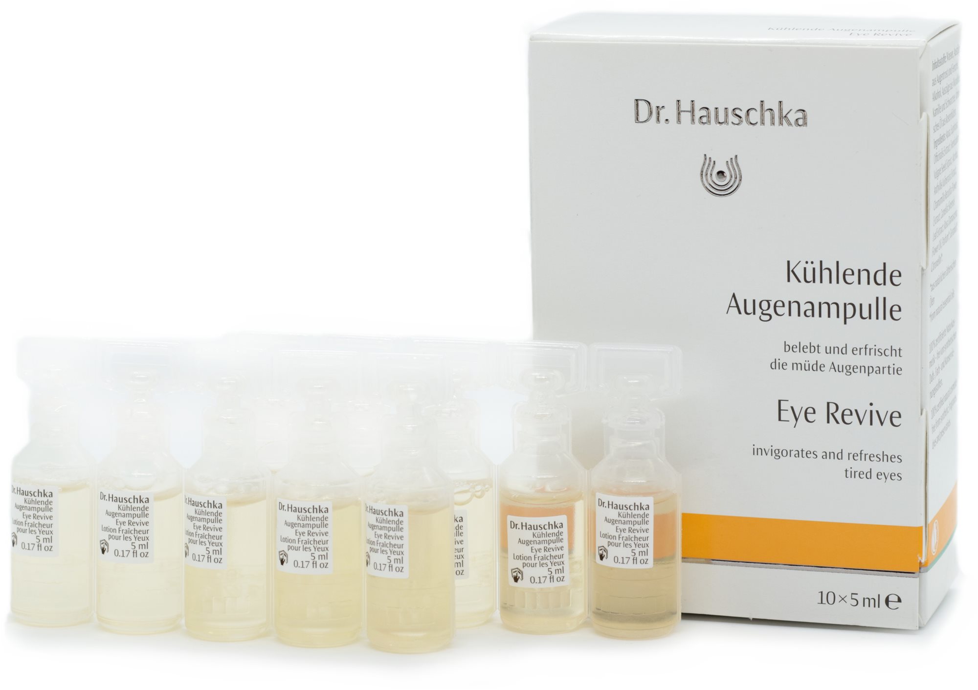 Szemkörnyékápoló szérum DR. HAUSCHKA Eye Revive 10 × 5 ml