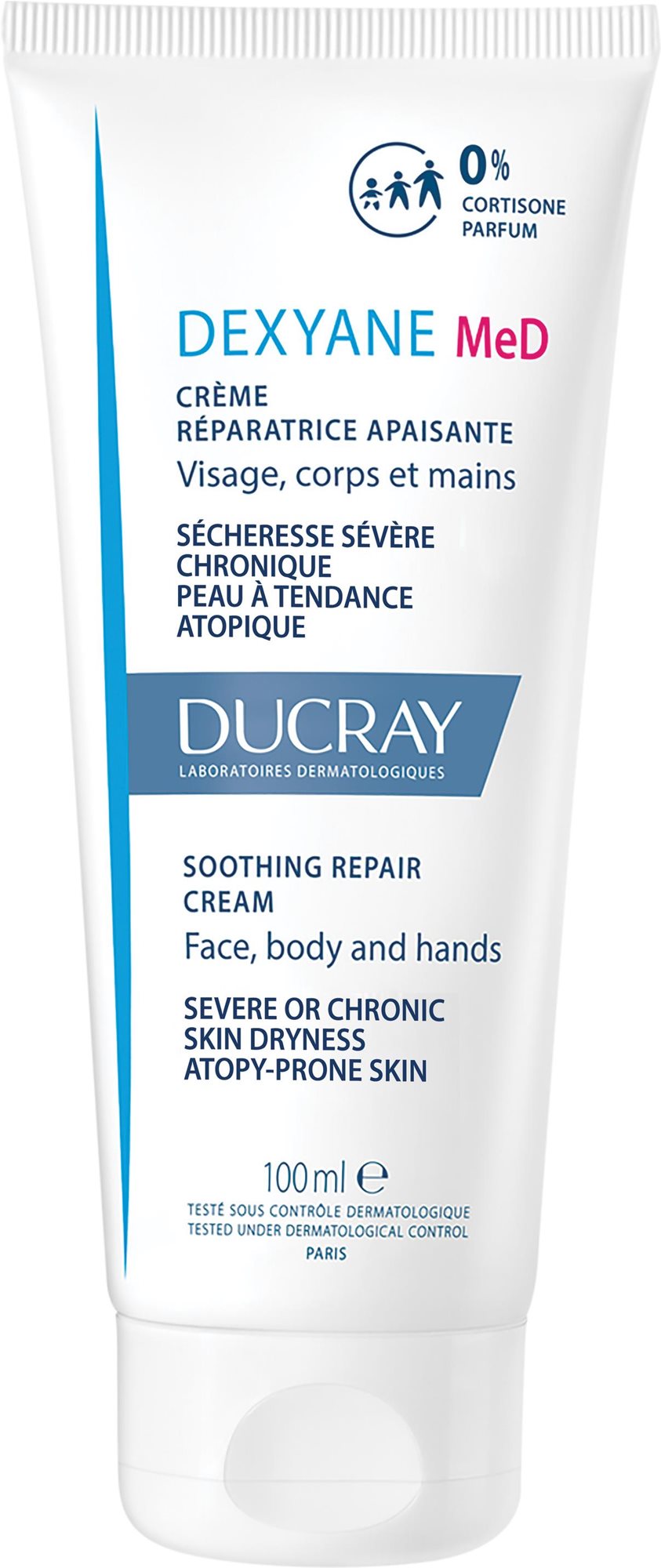 Testápoló krém DUCRAY Dexyane MeD Nyugtató reparáló krém 100 ml