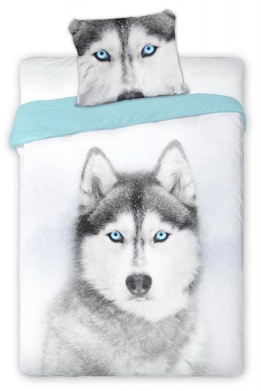Gyerek ágyneműhuzat FARO kétoldalú - Husky