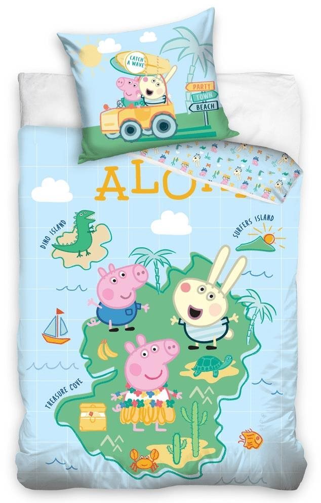 Gyerek ágyneműhuzat TIPTRADE kétoldalú - Peppa malac - Aloha
