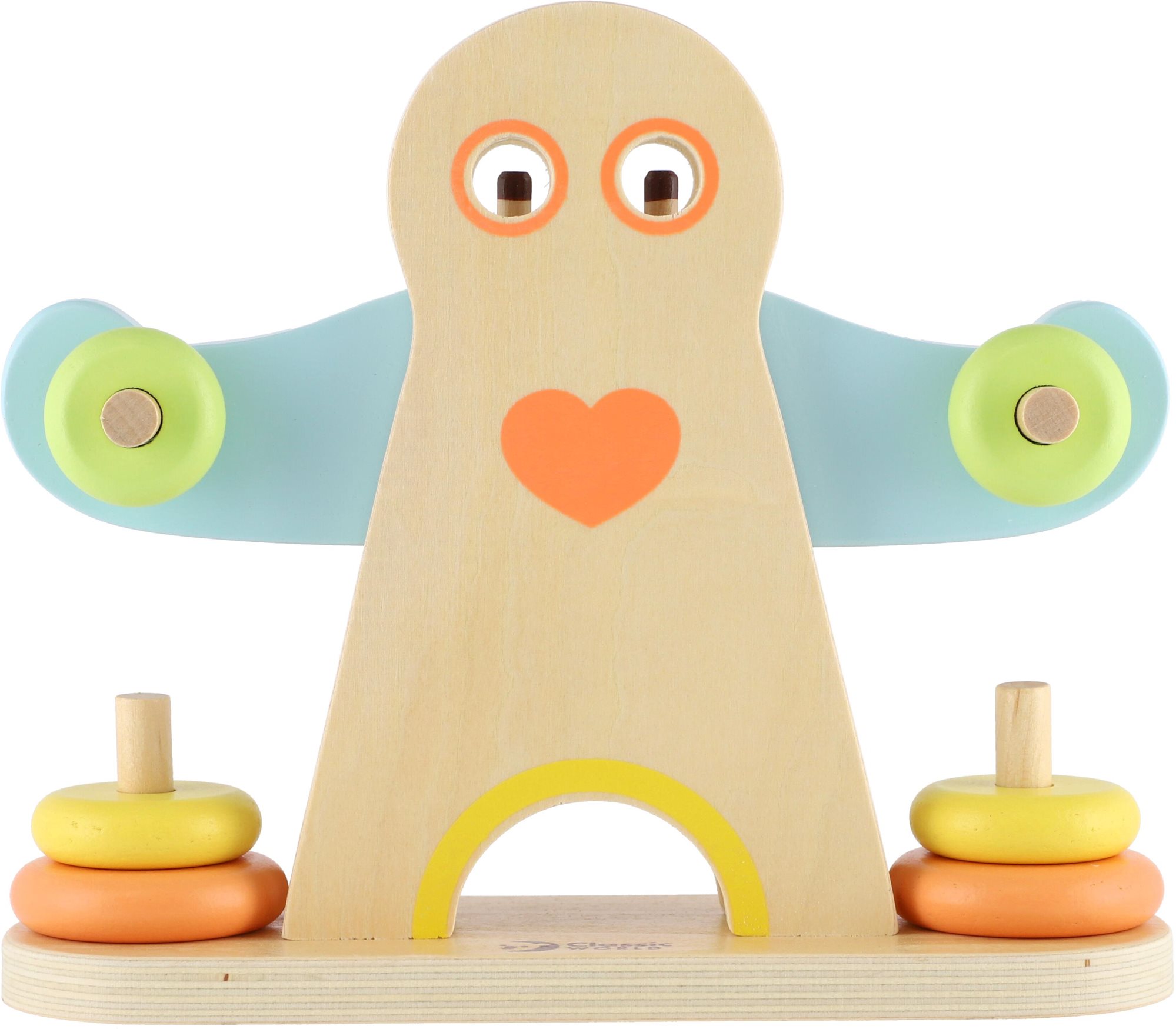 Karika toronyépítő Teddies Herkules karika toronyépítő