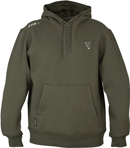 Pulóver FOX Collection Green & Silver Hoodie