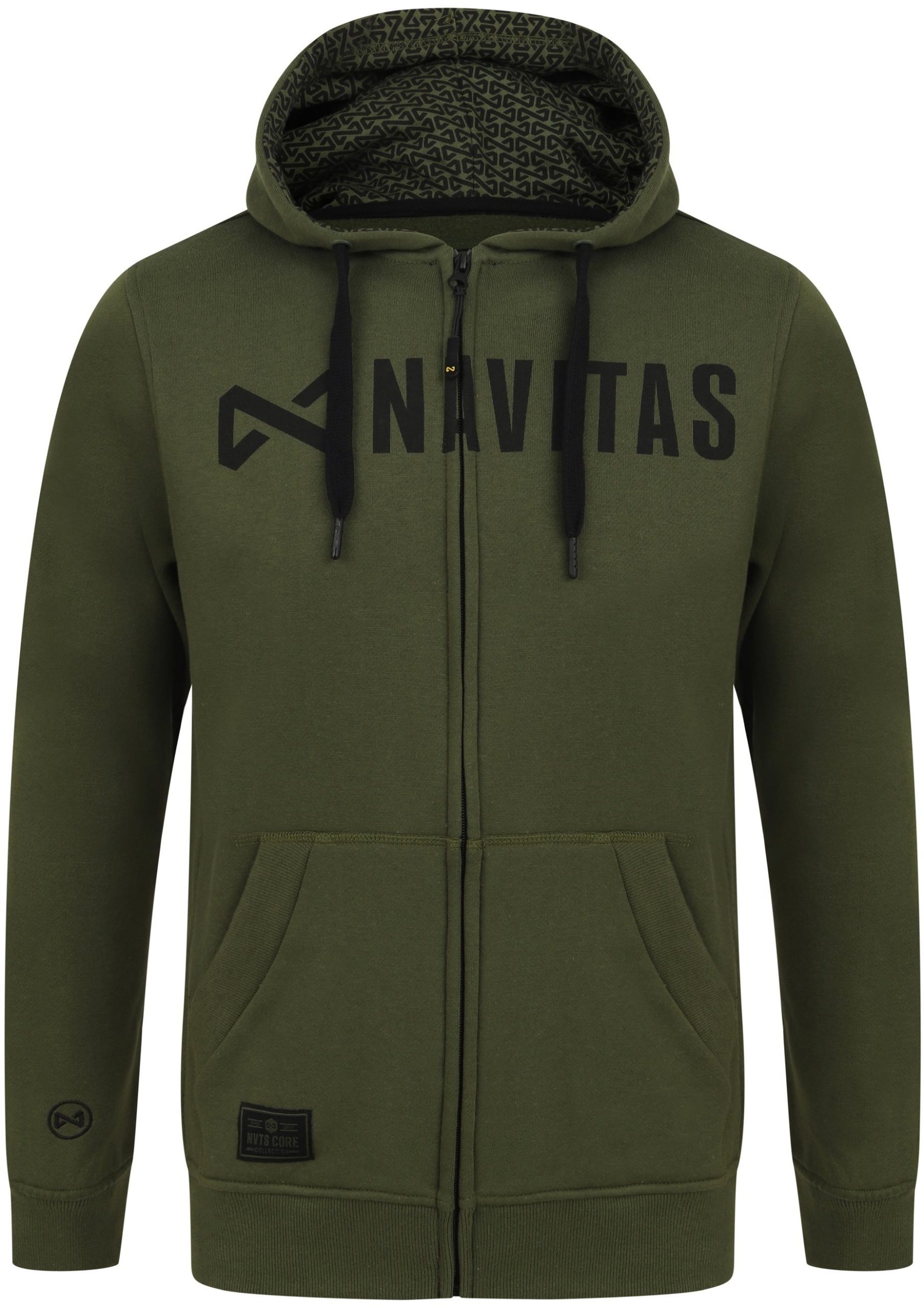 Pulóver Navitas CORE Zip Hoody Green